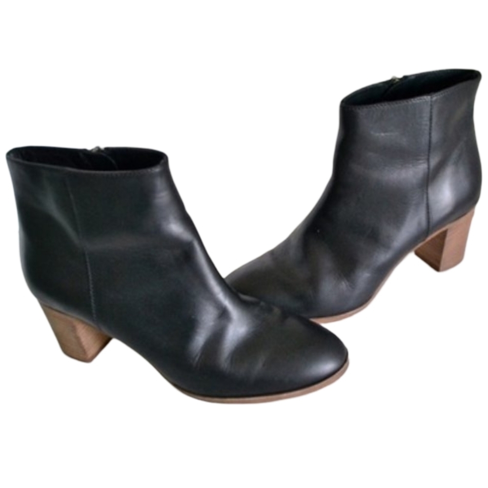 J.Crew Stacked Heel Ankle Boots 6.5 - Picture 8 of 14